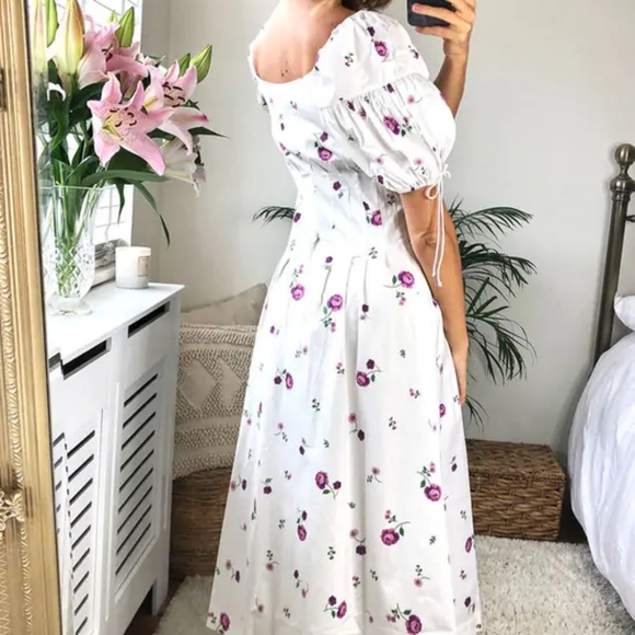 FL+L Violet Button Midi Dress - Picture 7 of 7